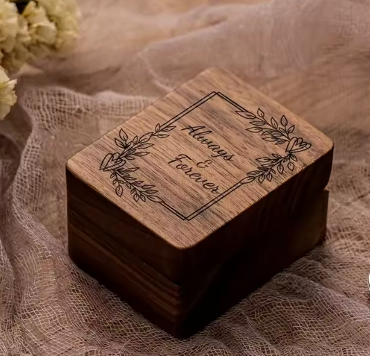 Caja para anillos tres piezas